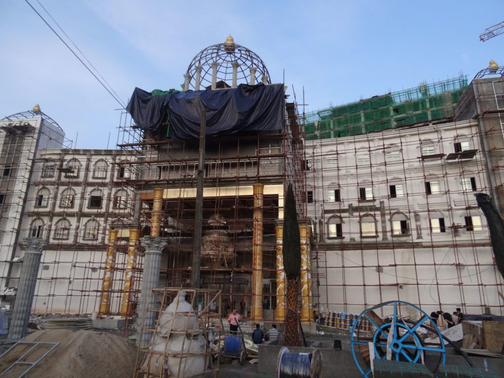 sihanoukville en chantier travaux casino en construction