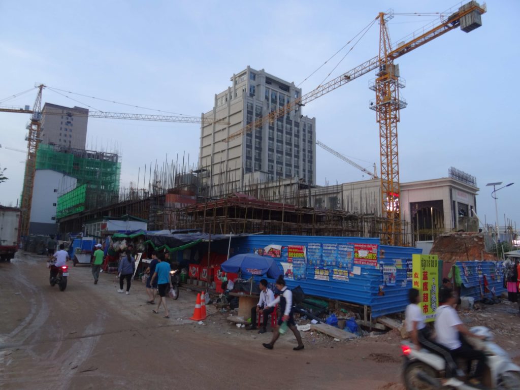 sihanoukville en chantier travaux construction