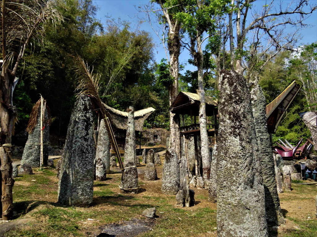 mégalithe (grosse pierre) pour les personnes mortes les plus importantes à Bori