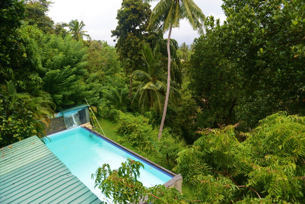 piscine de notre logement à unawatuna