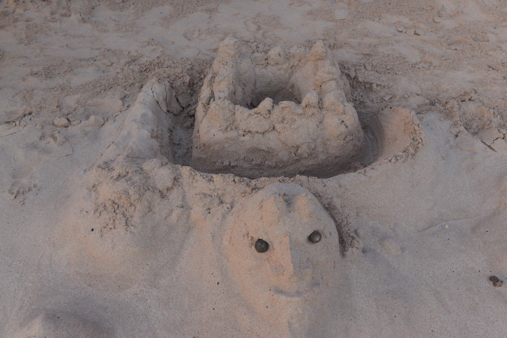 château de sable à mirissa