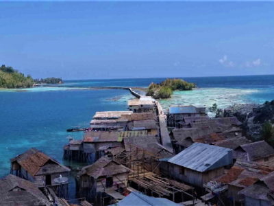 Pulau Papan depuis Malenge, îles Togian
