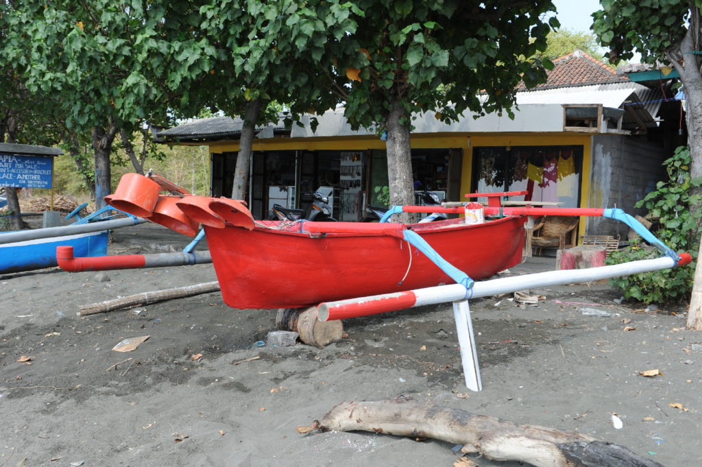 bateau de pêcheurs à Pemuteran