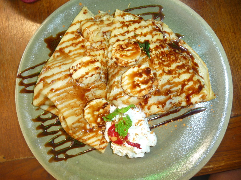 crepe nutella banane à chiang mai