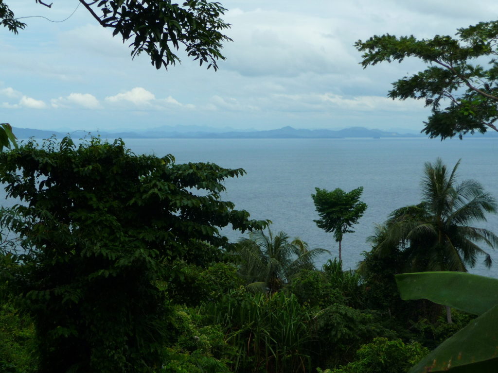 point de vue sur la mer sur le trajet pour rejoindre rantee beach à koh phi phi