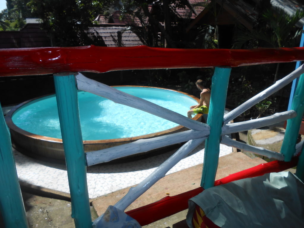 piscine du logement guest house rapala à railay