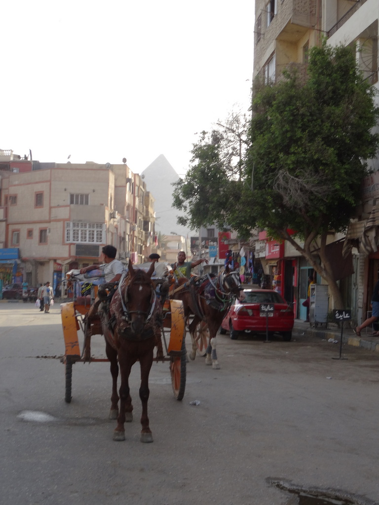 scène de vie dans une rue du caire