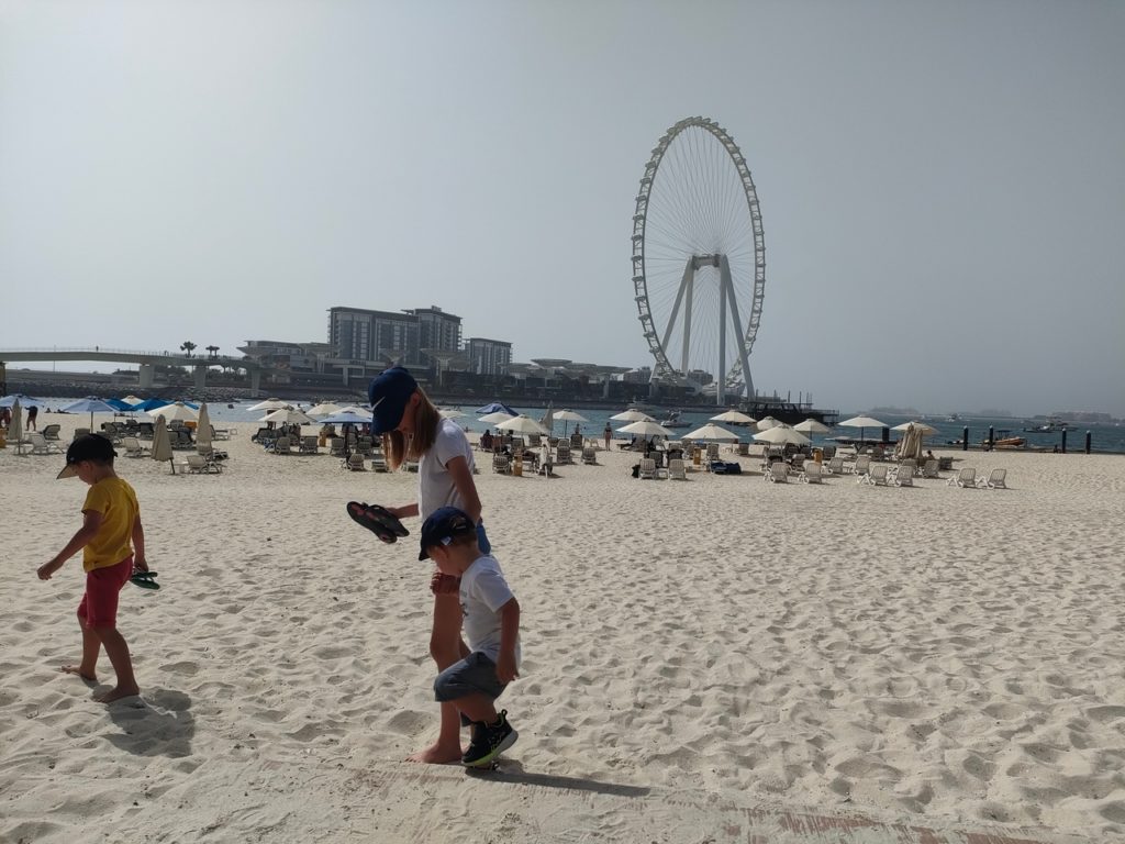 JBR Jumeirah Beach Residences plage de Dubaï