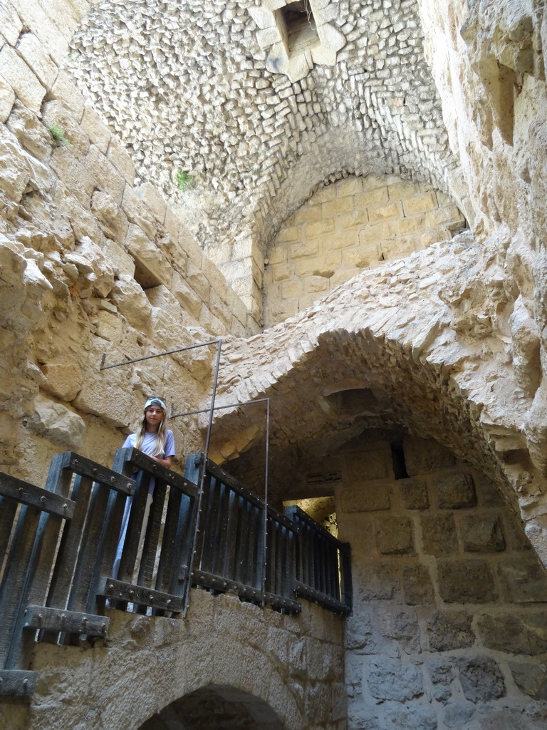 Visite du château d'Ajlun entre mère et fille