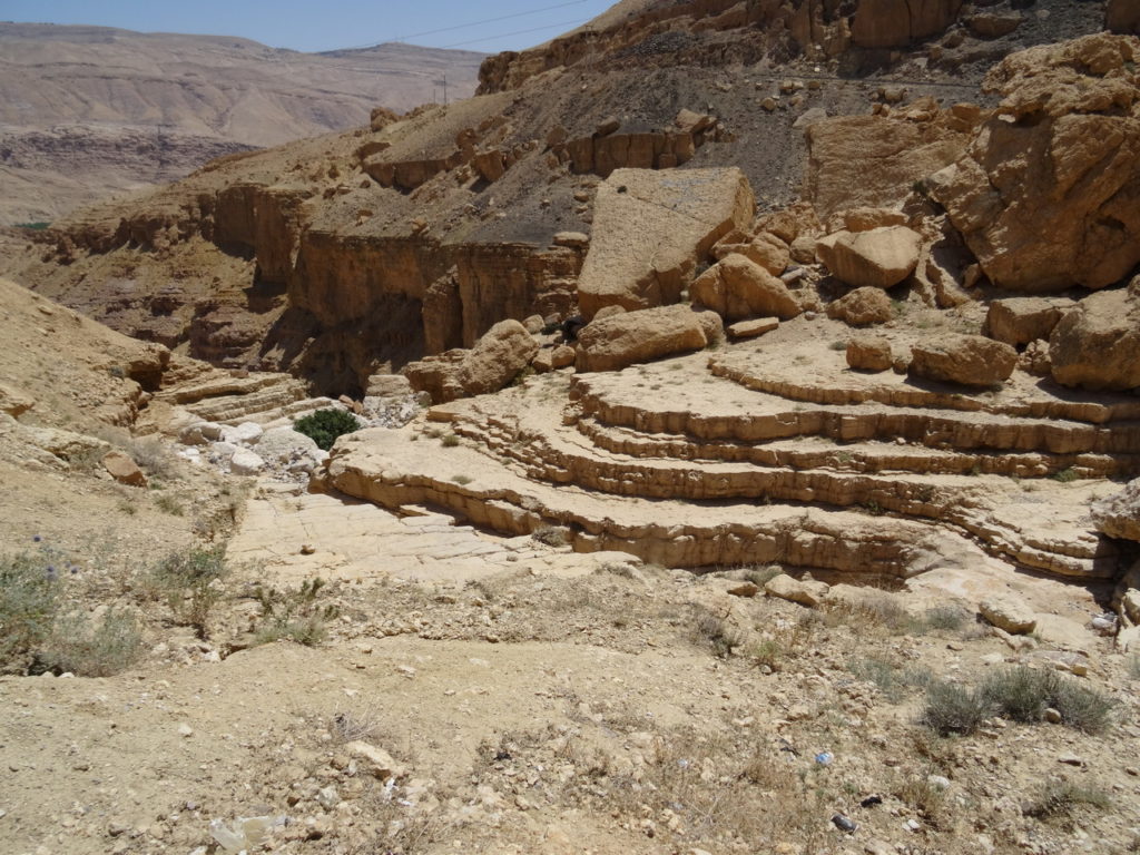 paysage désertique De Hammamat Afra à Kerak