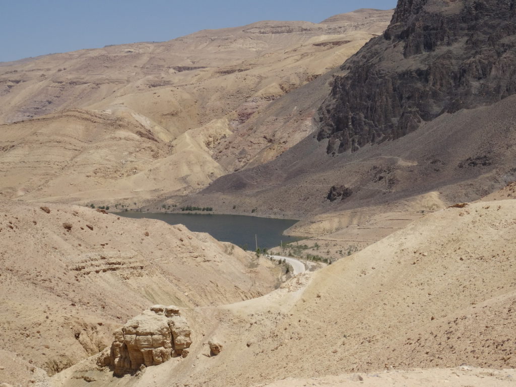 bassin d eau De Hammamat Afra à Kerak