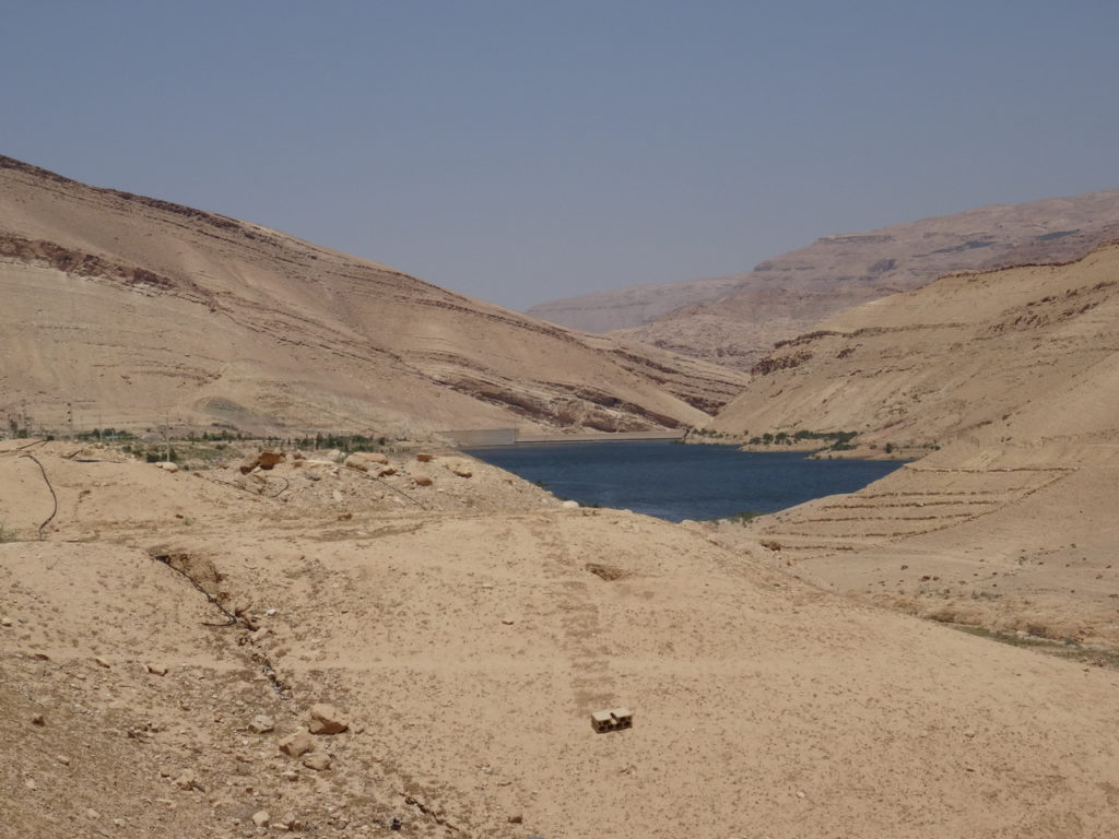 étendue d eau De Hammamat Afra à Kerak