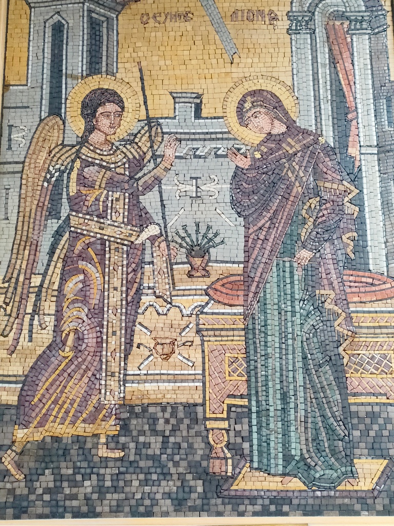 mosaïque de l'église saint georges de madaba