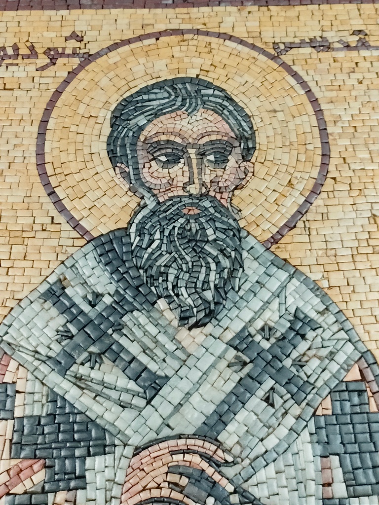 mosaïque de l'église saint georges de madaba