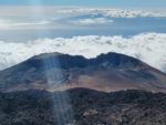 vue sur le cratère Pico Viejo depuis le volcan teide, ténérife