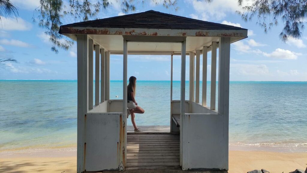 Chatounette au fare de tavaetu guesthouse à Tubuai